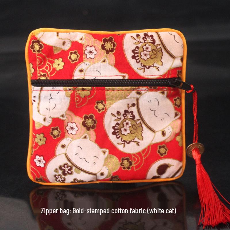 Chinese Osmanthus Embroidered Silk Brocade Sachet - Ethnic Style
