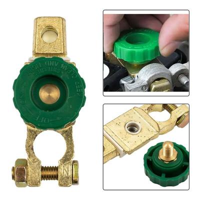 1Pcs Car Battery Disconnect Isolator 12V 24V Fast Cut Off Battery Switch Fits Standard Negative Car Battery Terminal Parts