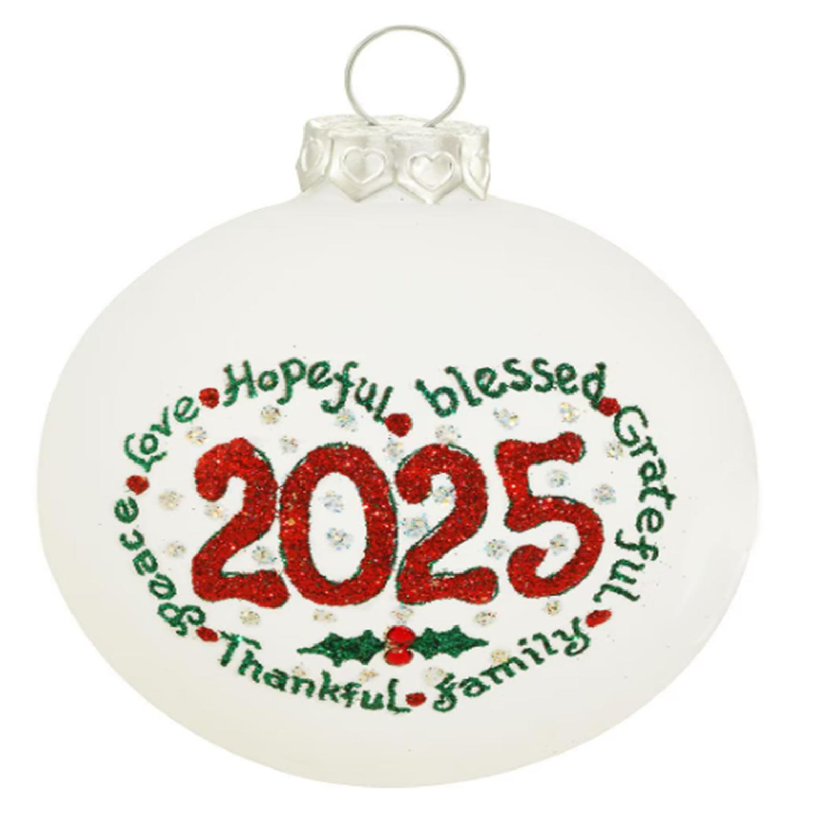 

Стеклянные рождественские украшения - Коллекция премиального праздничного декора для елки, дома и для подарков с уникальными праздничными дизайнами (Издание 2025 г.) One Size