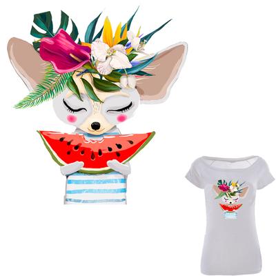 Mouse Sweet Parches For T-Shirts Heat Transfer Iron On Stickers Applique DIY Patches For Clothing