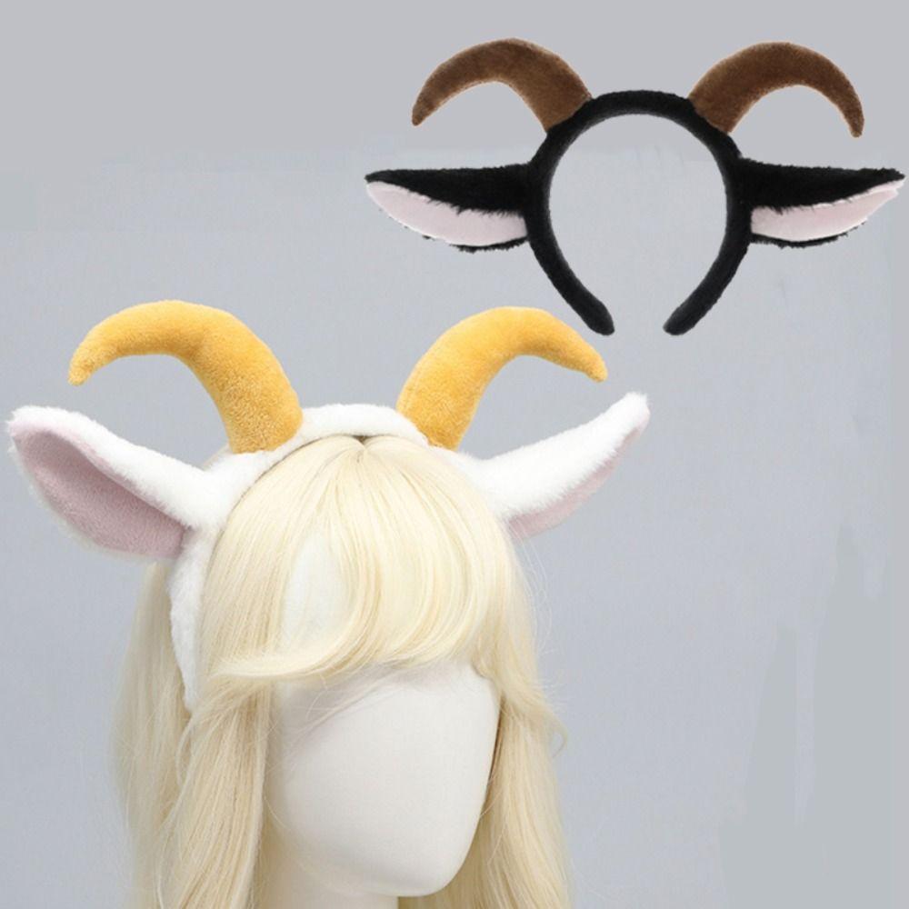 Animal Ears Animal Costumes Props Plush Plush Lamb Headbands  Party Decorations