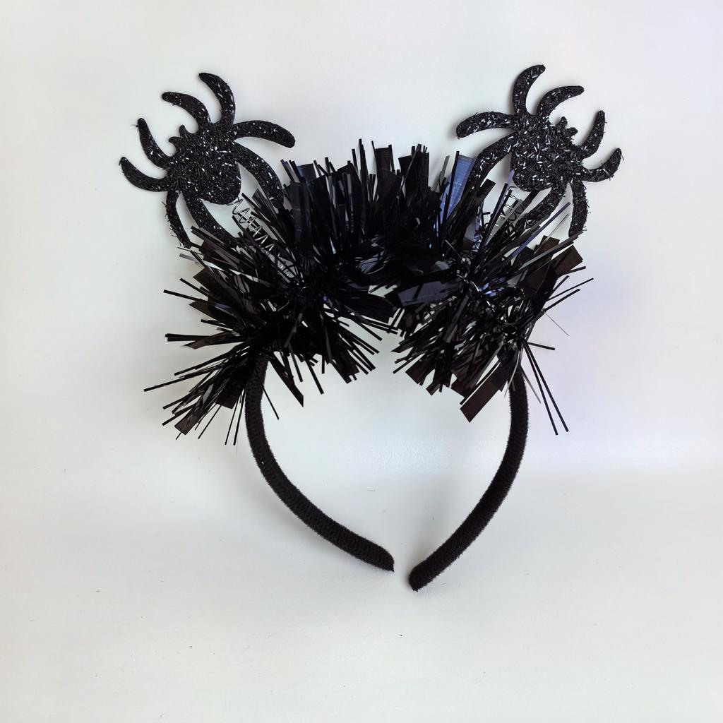 Halloween Spider Bat Pumpkin Hair Hoop Ghost Festival Day Of Dead Black Pulling Flower Headband Party Holiday Accessories