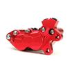 Universalūs dešiniai CNC aliuminio motociklo 42 mm stabdžių suportai su 4 stūmokliais 32*27 mm Gtr Bws125 Kawasaki Moto Racing purviniam motociklui, skuteris