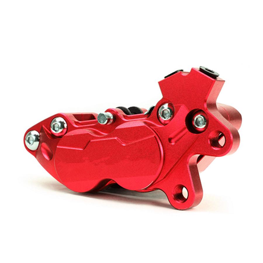 Universalūs dešiniai CNC aliuminio motociklo 42 mm stabdžių suportai su 4 stūmokliais 32*27 mm Gtr Bws125 Kawasaki Moto Racing purviniam motociklui, skuteris