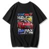 Initial D T Shirt Japanese Anime Graphic Funny Harajuku Manga T Shirt Fashion Casual Short Sleeve T Shirt Summer Men's T-shirt