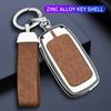 Neues Zinklegierung Leder Auto Schlüssel Etui Hülle Halter Fob Schutz Schale für VW Volkswagen Phaeton 15 Auto Innenzubehör