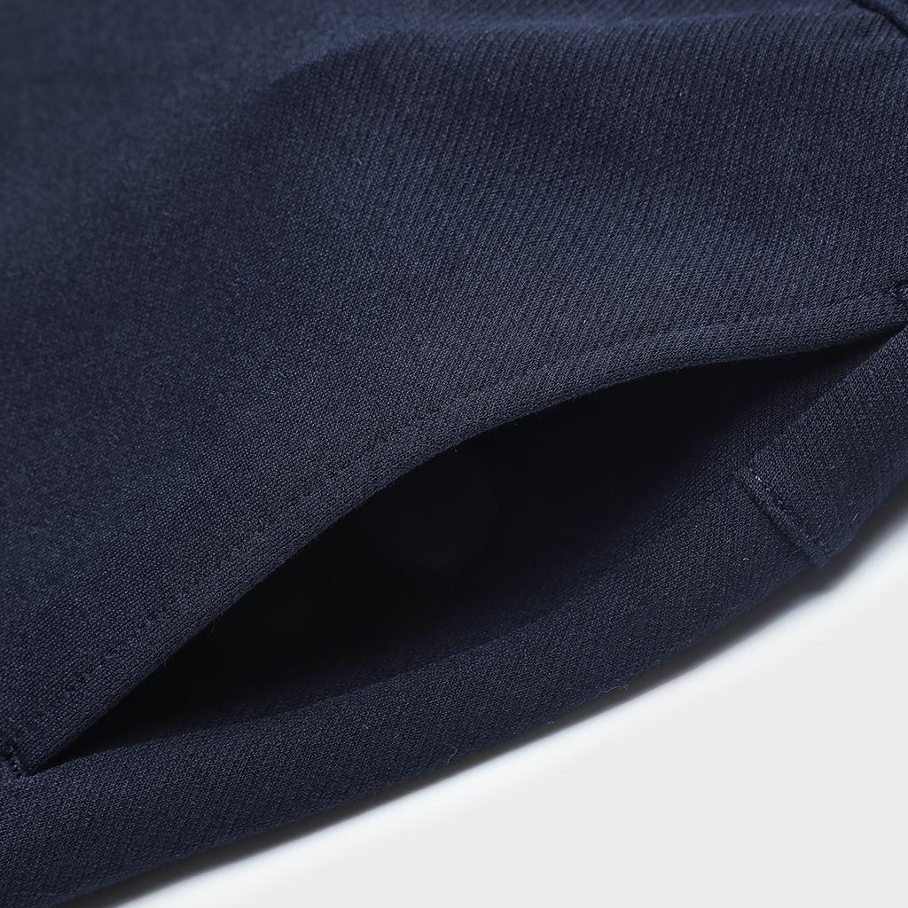 Fila Pantalones Deportivos Casuales de Punto con Puño Estampado de Letras para Mujer, parte inferior Azul Oscuro F11W419602F-NV