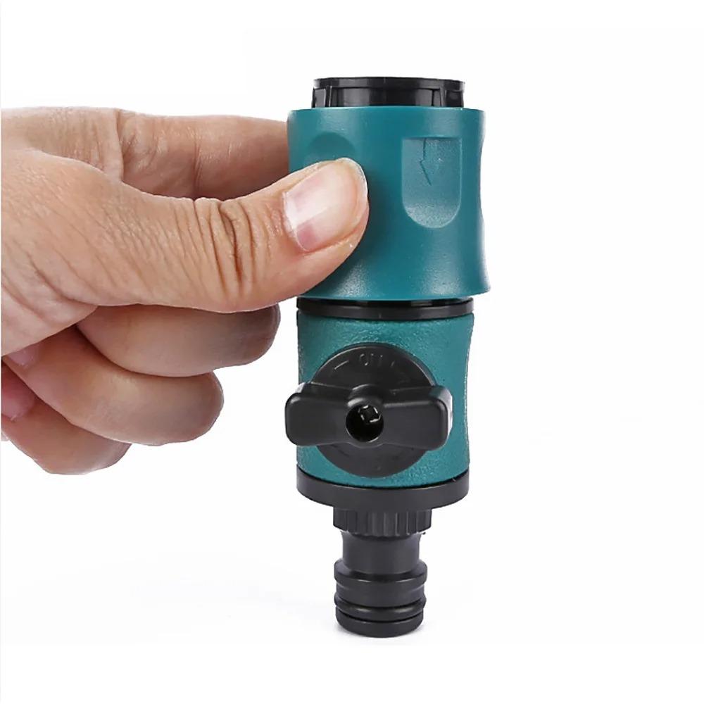 Plastic Valve Hose Adapter Switch Two-Way Nipple Connector New Garden Water Connectors