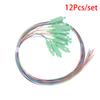 SC UPC/APC 12 Bündel Glasfaser Patchkabel Stecker SC Vierkantkopf Pigtail Glasfaser Patchkabel, PC Monitor Anschlusskabel Schnur, Hochgeschwindigkeitsdaten