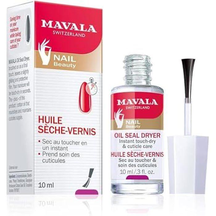 Mavala - Huile Sèche-Vernis - Accélérateur de Séchage - Rapide - Prend Soin des Cuticules - Idéal pour Peaux Sèches - Vertus