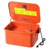 Parts Washer, 19L Cleaning Tank, 13L Solvent Capacity, 1.5L Per Minute Max Pump Output, Portable Steel Automotive Parts Cleaner with Electric Pump for