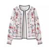 Kaslead New Arrival Women's Clothing Fashion Style Fashion Casual Minimalist Easiest for Match round Neck Cardigan Decoration Outwear