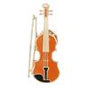 4Pcs Alloy Enamel Brooches Trumpet Clarinet Saxophone Violin Shaped Backpacks Decoration Lapel Pins Musical Instruments