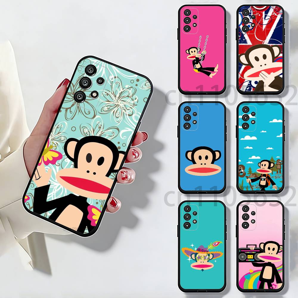 Monkey Funny P-Paul F-Frank Phone Case for Samsung Galaxy A73,23,53,33,14,24,13,72,22,52,32,54,A34 Soft Cover
