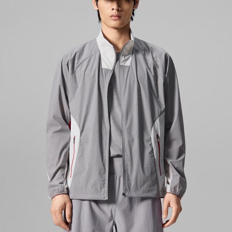 SAUCONY Running Training Series Comfortable Stand Collar Zip Long Sleeve Jacket Men Jackets SA2250SC62T-GR115