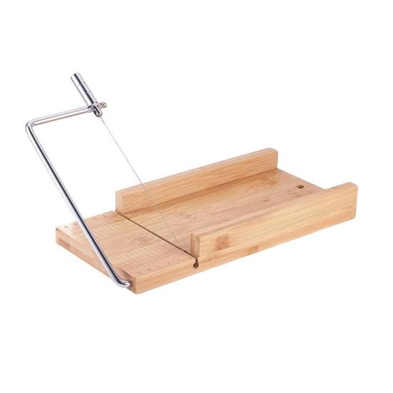 Cheese Slicer with Stainless Steel Wire Wood Cutter for Cheese Butter Even Slices Cheese Cutter for Parties Family Dinners