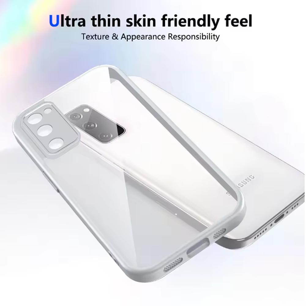 For Samsung S20 FE Case Galaxy S20FE Phone Case S20 FE Cover Air Cushion Shockproof Silicon Bumper Clear Matte Back Cover Hard