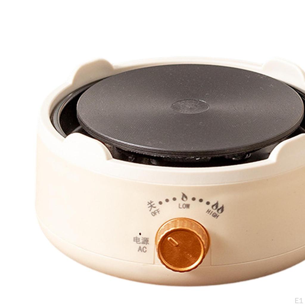 Elektrische Herdplatte Miniplatte Kaffeewärmer Kochfeld für Küche Innen Außen