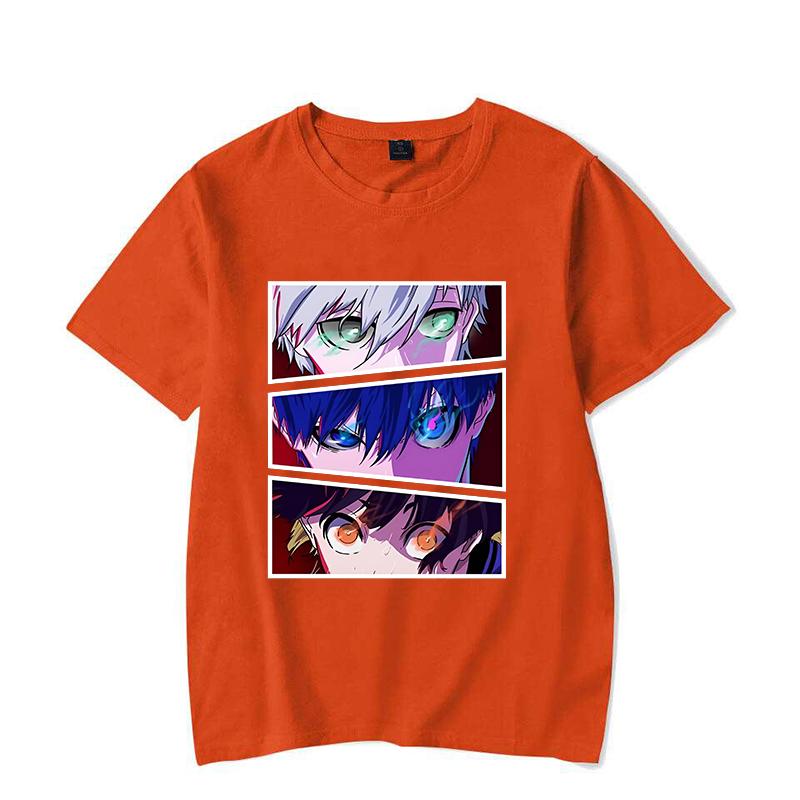 Hot Anime BLUE LOCK T Shirt Women Men Casual Personality Round Neck Short Sleeve Fashion T Shirt Summer Cool Tops