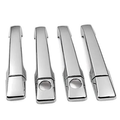 4 Manijas Cromadas Cubiertas de Manijas de Puerta Lateral Molduras Para Mercedes-Benz 85-95 W124 Clase E 83-93 W201 Clase C E420 260E 190E 190D