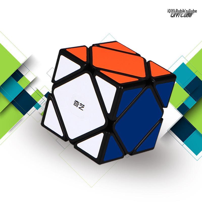 

Магический куб QiYi Qicheng A Skew: Черная основа, наклейки, начальный уровень, высокая производительность с инструкциями на английском языке