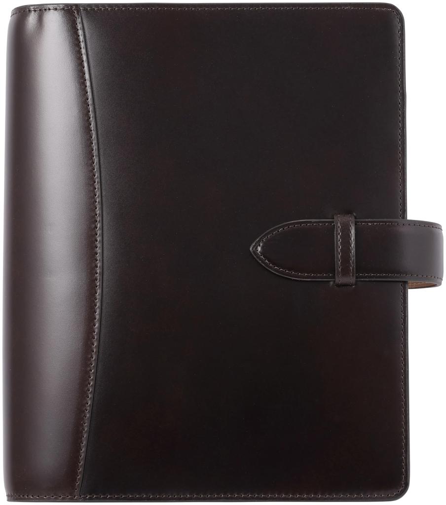 Franklin Planner Cordovan Binder, Classic Size, 28mm, Dark Brown, 66013