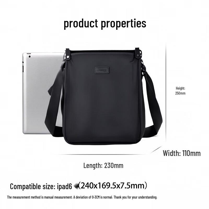 JEEP Men's Waterproof Oxford Crossbody Messenger Bag