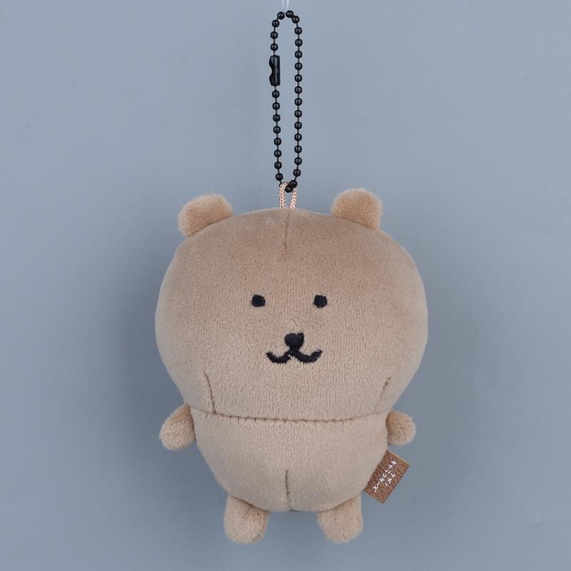 Bear Little Happily Drinks Tea Eats Noodles Steams Sweat Cartoon Plush Pendant