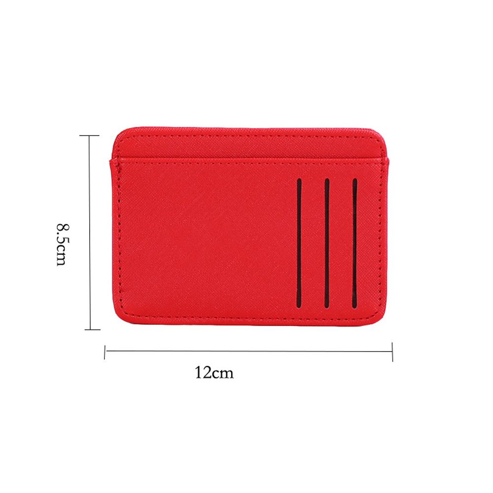 For Men Classic Solid Color PU Leather Purse Wallets Money Bag Women Coin Purse Korean Card Holder