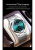 Binbang BINBOND Men's Fashion Stainless Steel Buckle Quartz Watch with Thin Double Calendar - Business Casual Style