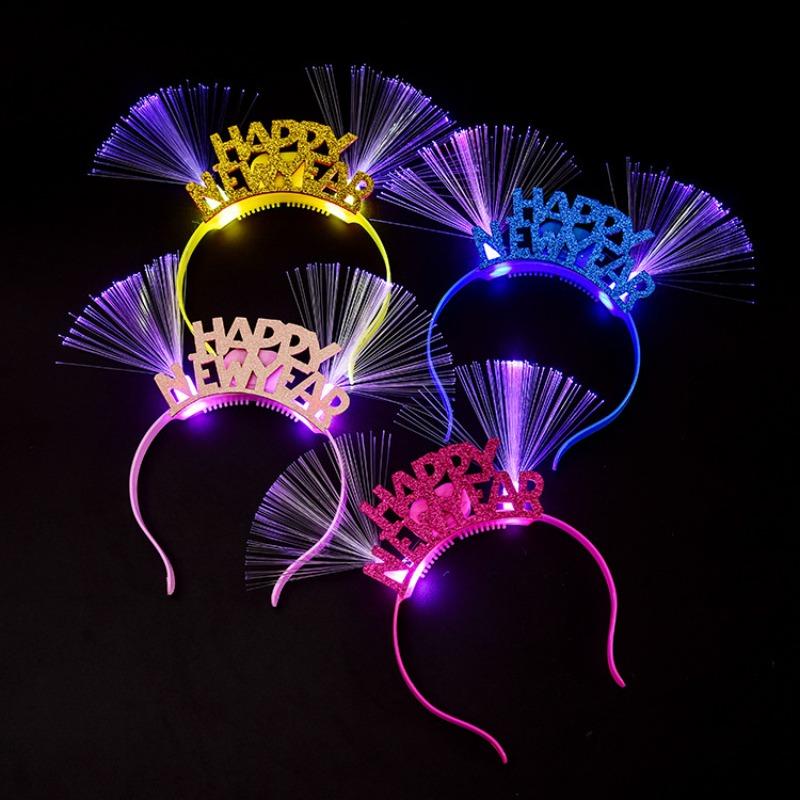 Leuchtende Hörner, Geweih, Krone, Bogen, Kopfschmuck, Haarnadel, Leuchtendes Stirnband, Glitzer, Leuchtendes Spielzeug.