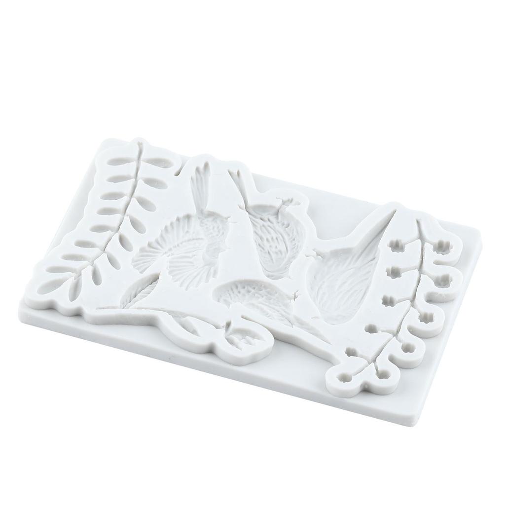 Magpie Silicone Molds Leaves Fondant Mold Cake Decorating Tools Cupcake Topper Chocolate Candy Craft Gum Paste Polymer Clay