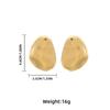 Exaggerated Big-name Alloy Geometric Earrings Women's Simple Fashion Light Luxury High-end INS Earrings