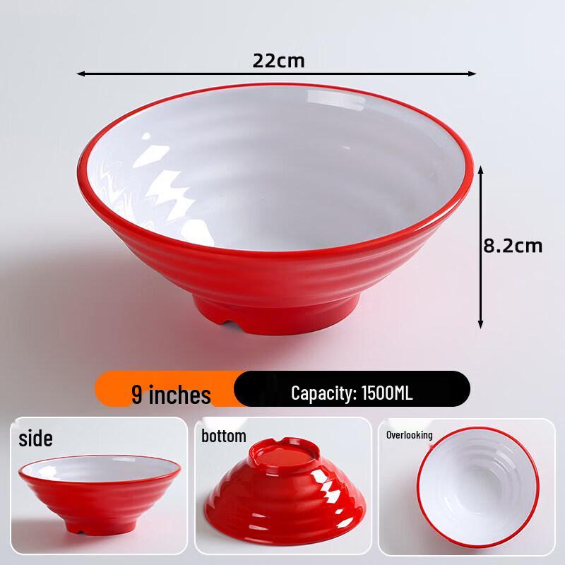Qiwei Commercial Melamine Noodle Bowl