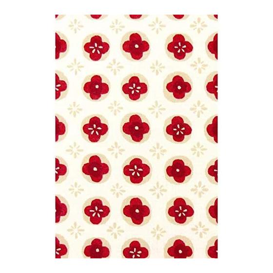 Hamamonyo Tenugui Towel, Subtle Small Flowers, Off-White, 100% Cotton, 34cm x 90cm
