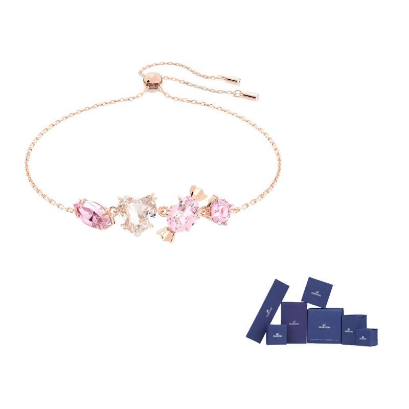 Swarovski Gema Crystal-embellished Bracelet F-Original brand box (color random)