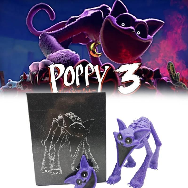 תרדמה קצרה K שו מו פופי פלייטיים 3 חיוך אימה דגם חיה יד צעצוע משרדי דמות חומר PVC