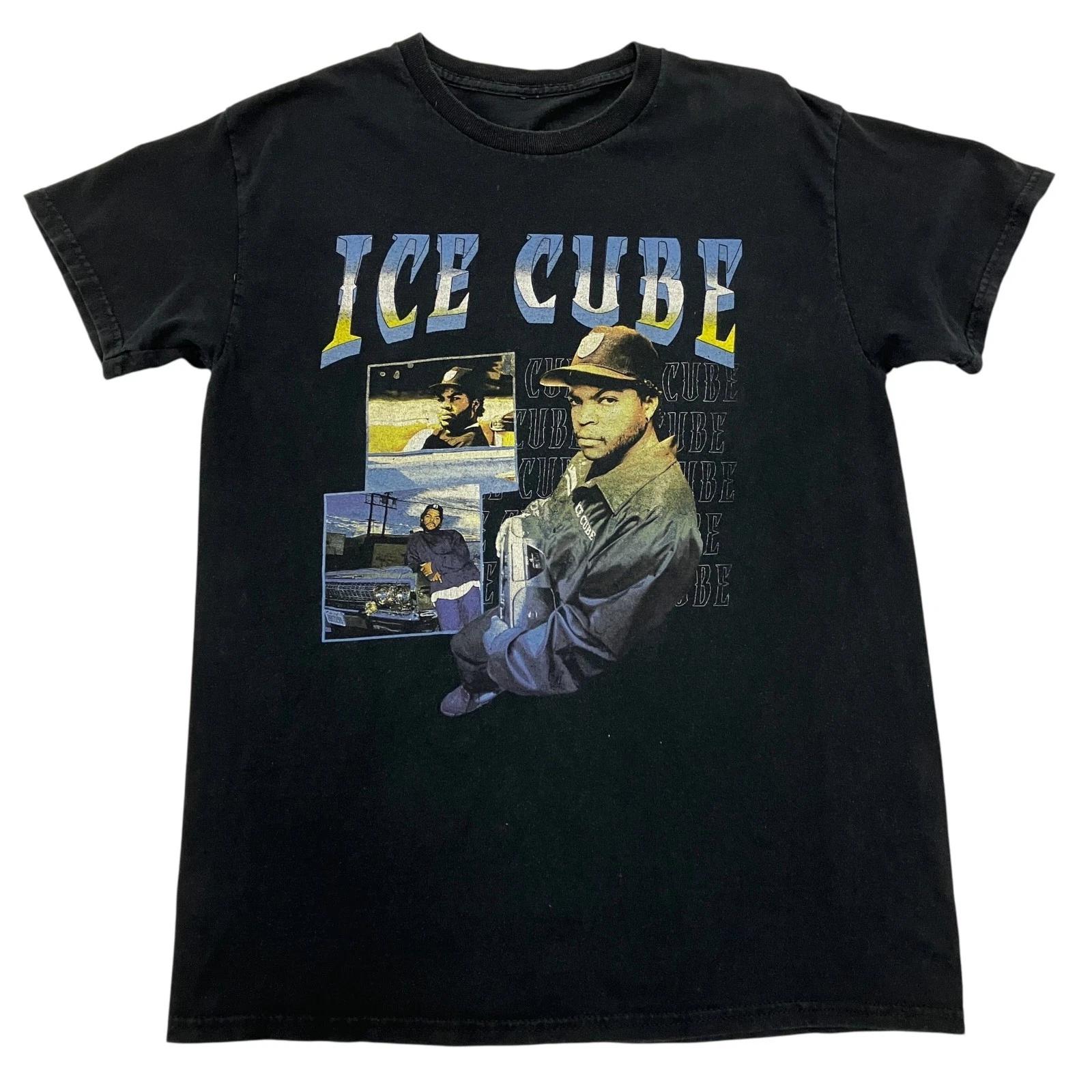 Ice Cube T Shirt Black Mens Medium West Coast Rap Graphic Hip Hop M