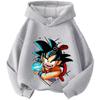 Dragon Ball Chibi Characters Kids Hoodie 100-160 Size 3-12 Years Boys Casual Sporty Children's Sweatshirt