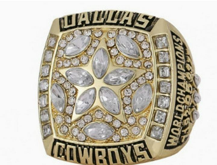 Реплика перстня чемпиона Супербоула Dallas Cowboys 1995 года Size 11