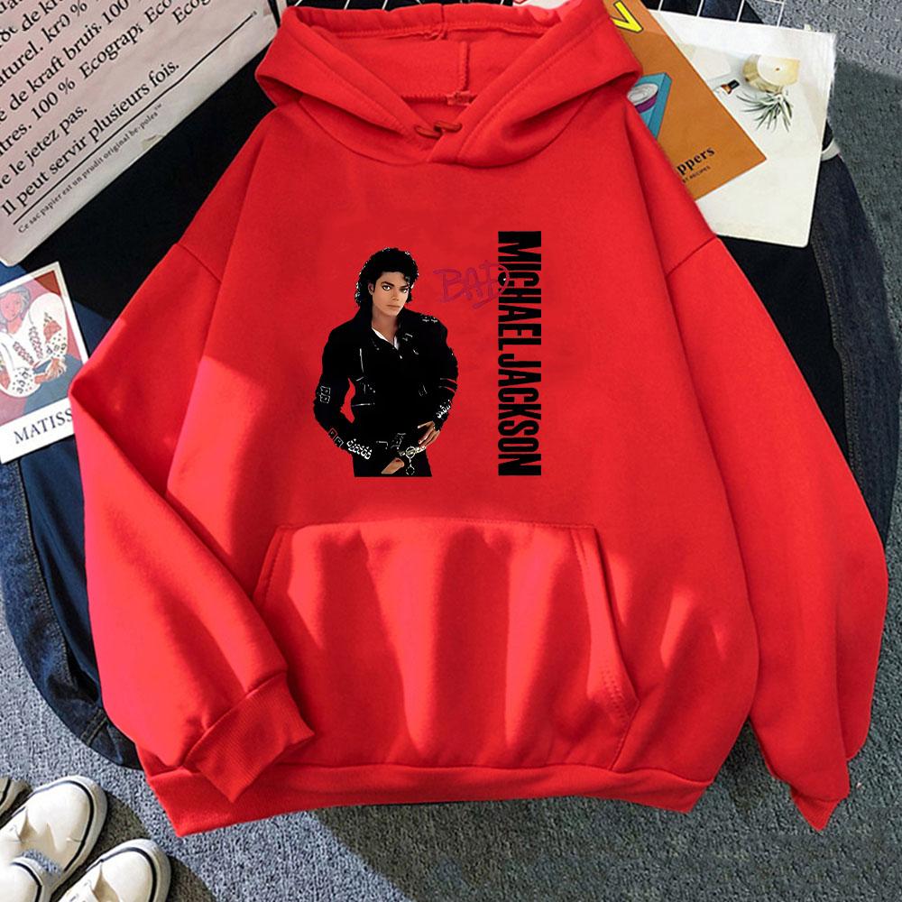Michael Jackson Grafik-Hoodies Langärmlige Mode-Sweatshirts für Jungen/Mädchen Unisex Grafikdruck Moletom Neue Pullover