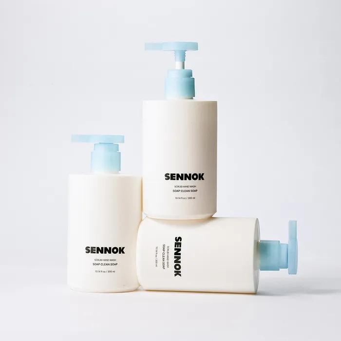 Scrub Hand Wash Soap Clean Soap 300ML + [Free] Sennok Body & Hair Care 4 Types (7mlX4)