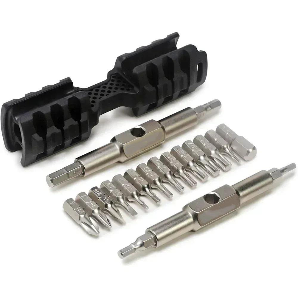 Multi Tool Kit-Pack Pliers Master Link Combo Pliers Bar Kit In-bike storage and essential riding tools 09 Black Tool