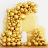 Metall Gold Luftballons Girlande Bogen Gold Luftballon Set Hochzeit Jubiläum Brautparty Babyparty Haus Geburtstagsparty Dekoration