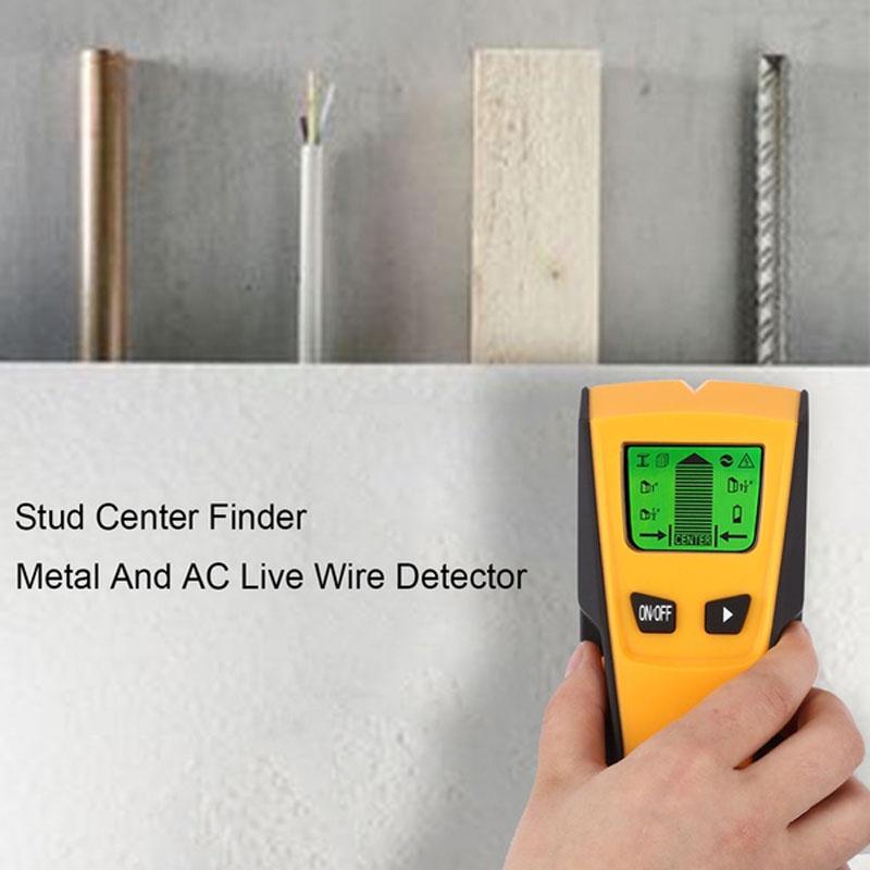 1 In 3 Stud Finder Wood Metal And Ac Live Wire Detector Metal Detector Tool