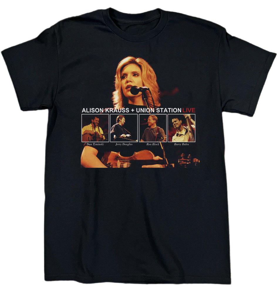 NEW Alison Krauss Live In Concert Heavy Cotton Black T-Shirt S-5XL Unisex T-Shirt XXXXL