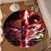 1PC Ghost Slayer's Night Round Rug for Livingroom,Bedroom, Palyroom, Chair Rug, Area Rug, Circle Carpet, Large Size Fan Christmas Gift