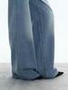 Starry Sky Shiny Wide-Leg Slimming High-Waisted Denim Pants for Women - Flaw-Concealing, Leg-Lengthening Straight Fit