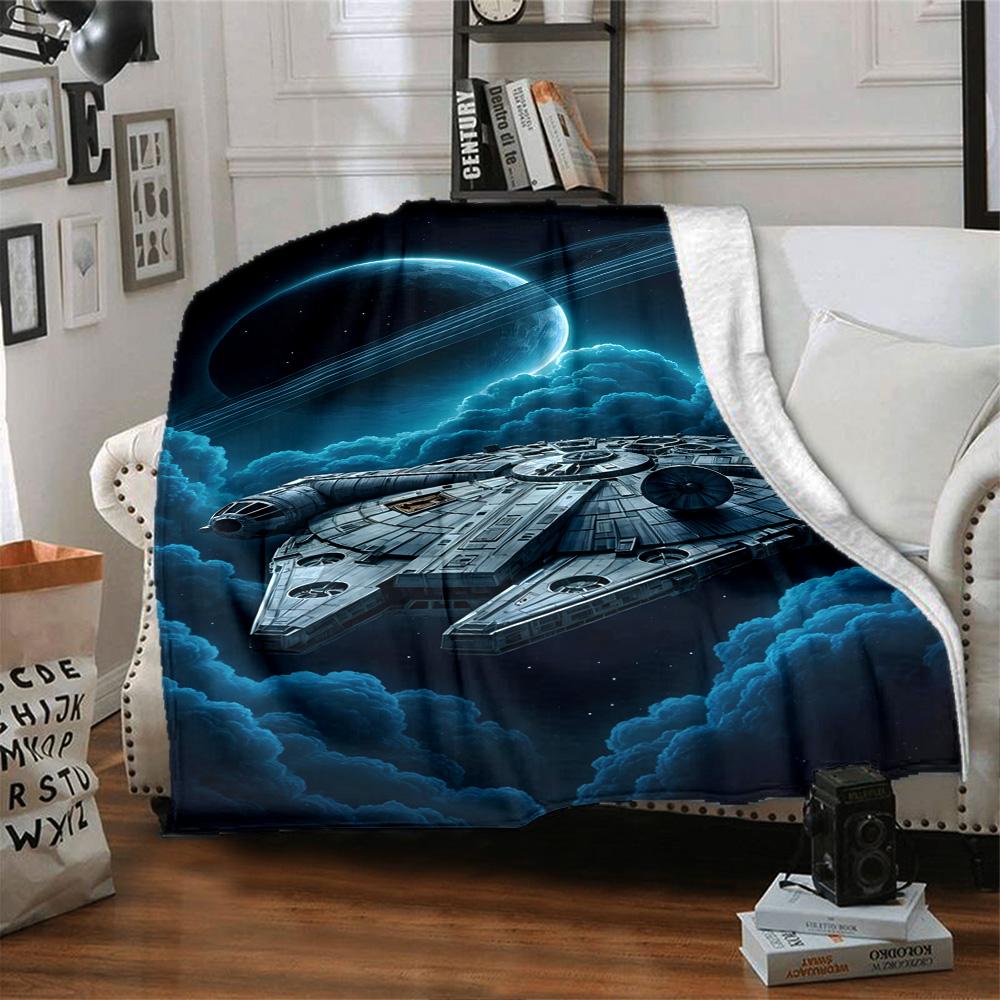 Star Wars Blanket Soft Cozy Great for Office Chair Bed Chair for All Occasions Digital Print Birthday Christmas Gift Blanket