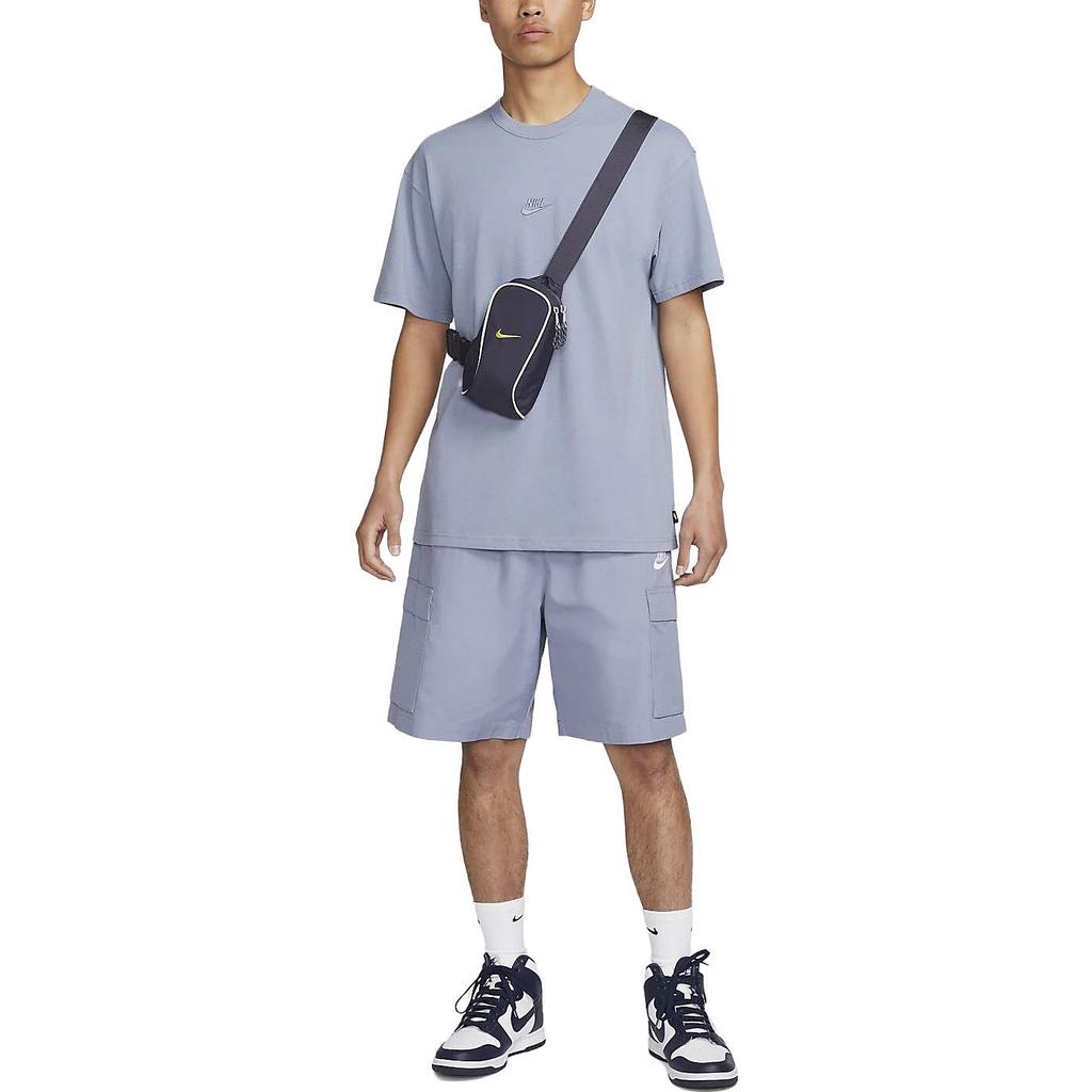 New Nike Sportswear T Shirt Men's Gray Slate Blue DO7393-493